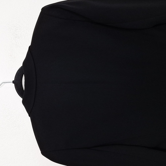 Tahari Vintage Quiet Luxury Black Classic Padded Shoulder Tailored Blazer Sz. 12 - Picture 6 of 11